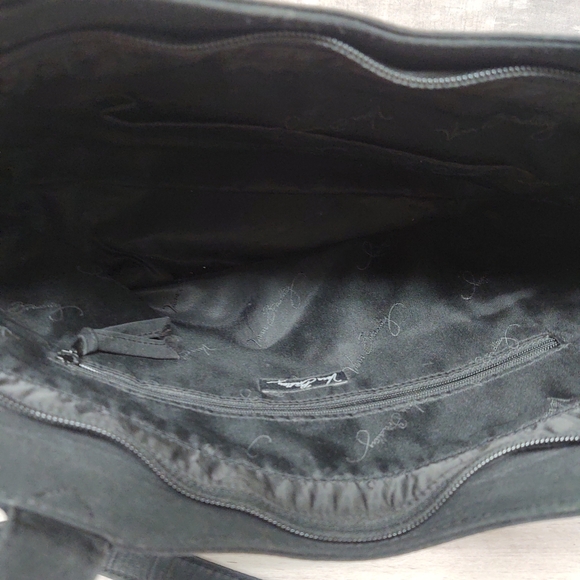 Vera Bradley~Microfiber Tote/Purse~Black - Picture 6 of 11